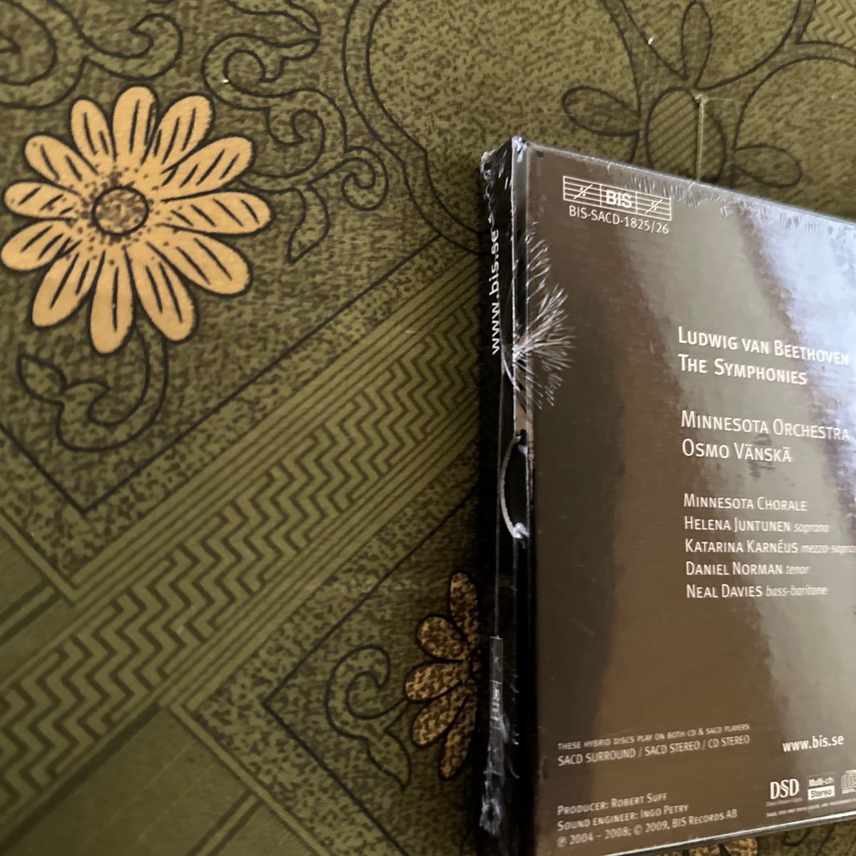 【SACD】【新品】オスモ・ヴァンスカ／ベートーベン交響曲5CD BOX) Hybrid SACD_画像4