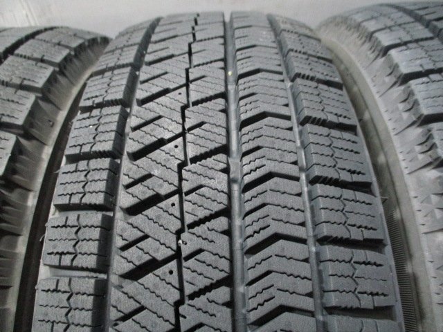 BN307 スタッドレス 中古タイヤ 155/65R13 深溝 冬4本価格！BS VRX2 法人宛/営業所止め送料無料 アルト プレオ ミラジーノ_画像4