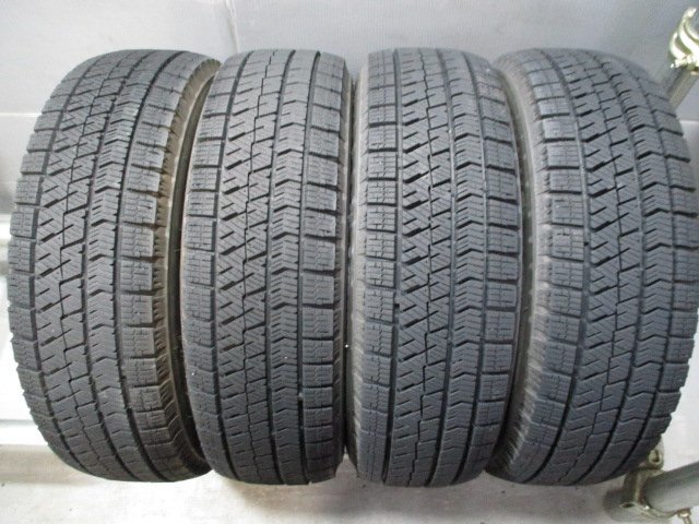 BN307 スタッドレス 中古タイヤ 155/65R13 深溝 冬4本価格！BS VRX2 法人宛/営業所止め送料無料 アルト プレオ ミラジーノ_画像1