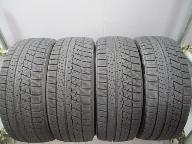 BN340 中古タイヤ スタッドレス 225/45R17 バリ山 冬4本価格！BS VRX 法人宛/営業所止め送料無料 オーリス インプレッサ_画像1