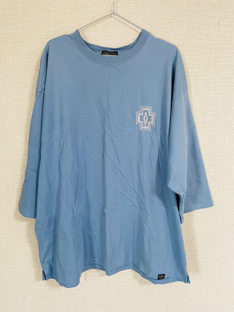 PENDLETON/ペンドルトン別注 ネイティブ柄バックプリント 7分袖Tシャツ XL_画像4