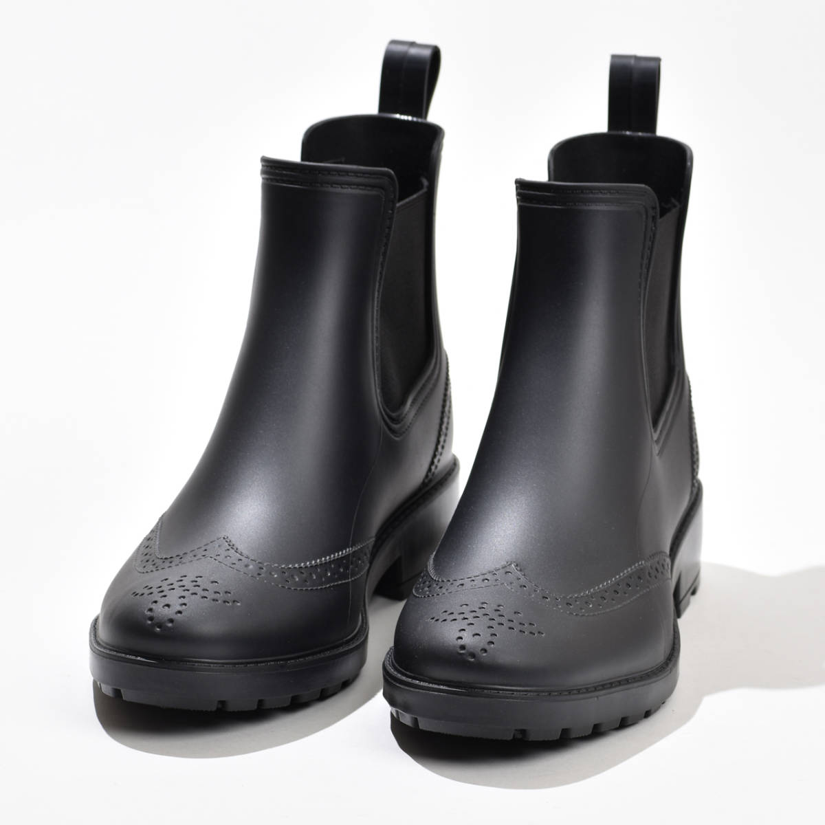  rain boots boots business shoes casual men's waterproof rain for black M size 
