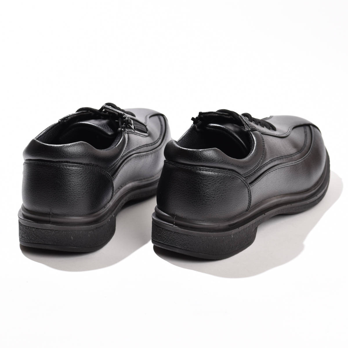 ウォーキングシューズ ブラック 幅広 3E 軽量 25.0cm メンズ 靴 シューズ