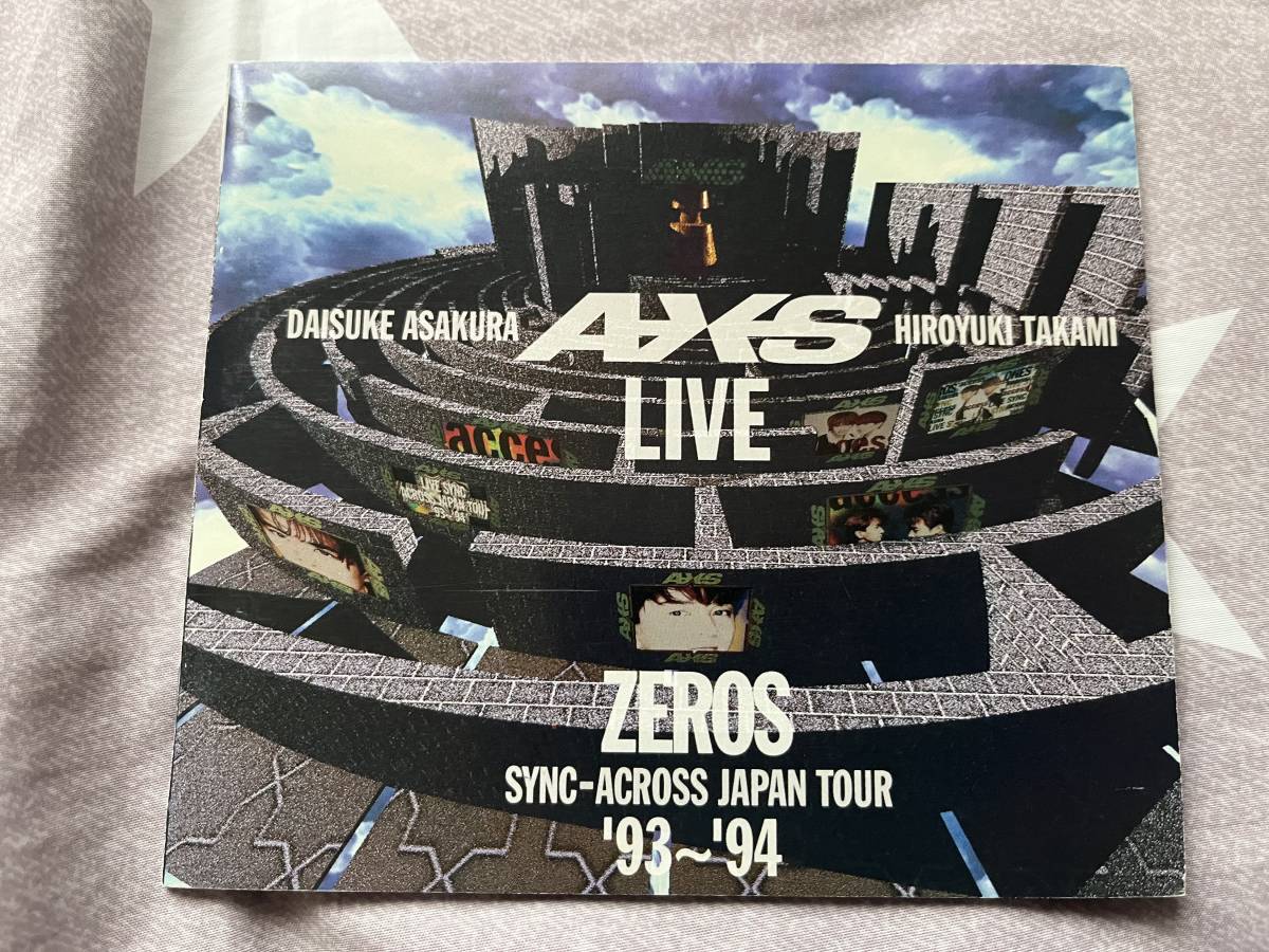 1円開始【送料負担】access LIVE ZEROS SYNC-ACROSS JAPANTOUR '93～'94_画像6