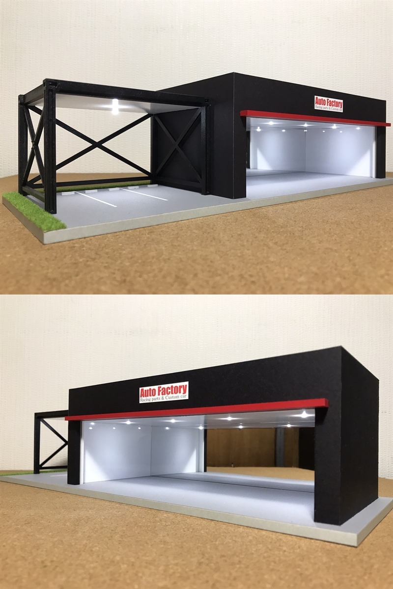 Yahoo!オークション - ミニカー専用ジオラマ 1/64 ショールーム