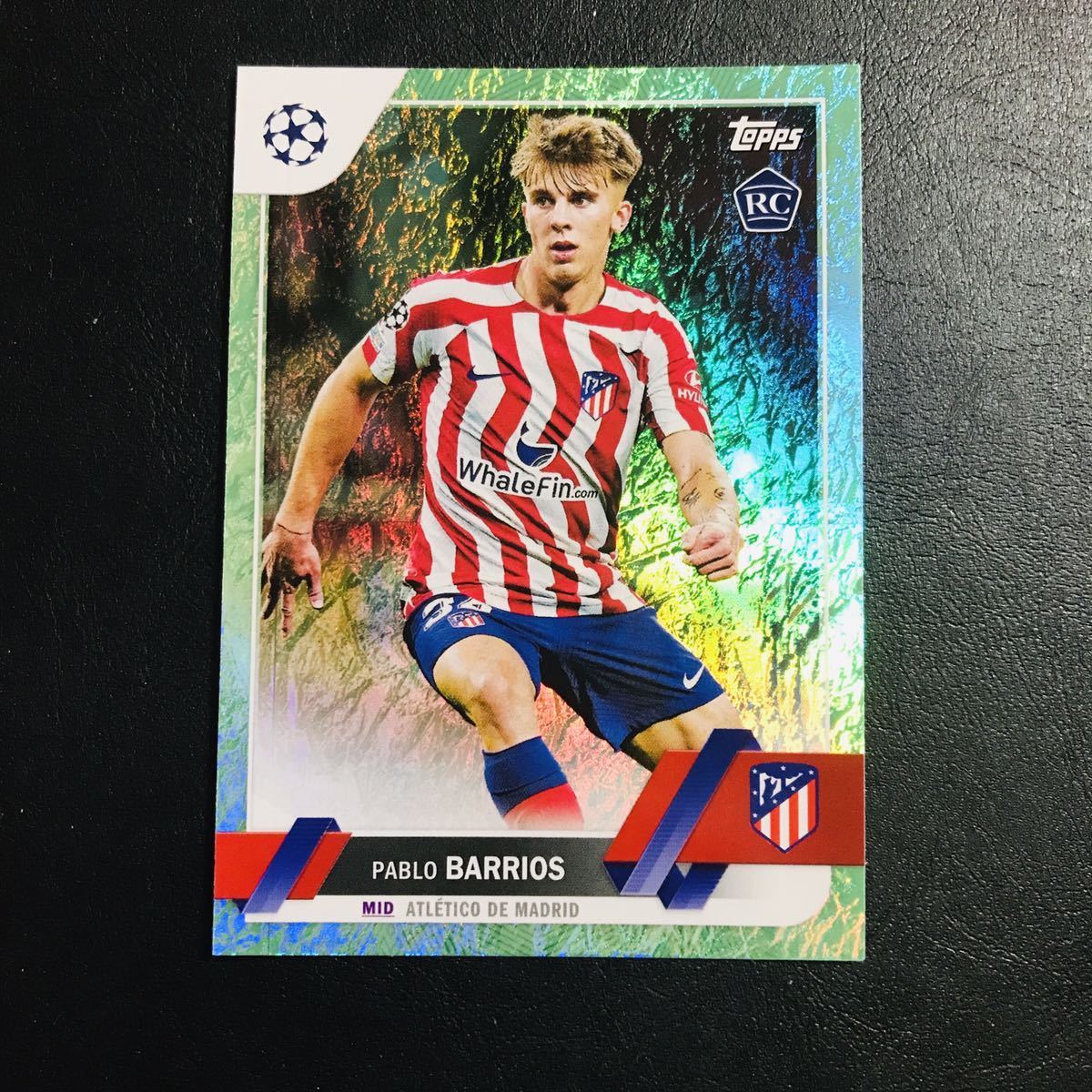 (RC) Pablo Barrios / 2022-23 Topps Jade Edition UEFA Club Competitions ルーキーカード バリオス アトレティコ_画像1