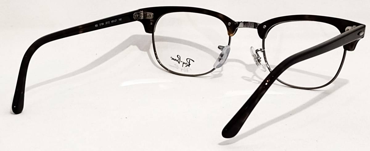  domestic regular goods Ray-Ban CLUBMASTER OPTICS RB5154 2012 49-21 RX5154 RayBan Clubmaster frame glasses written guarantee 