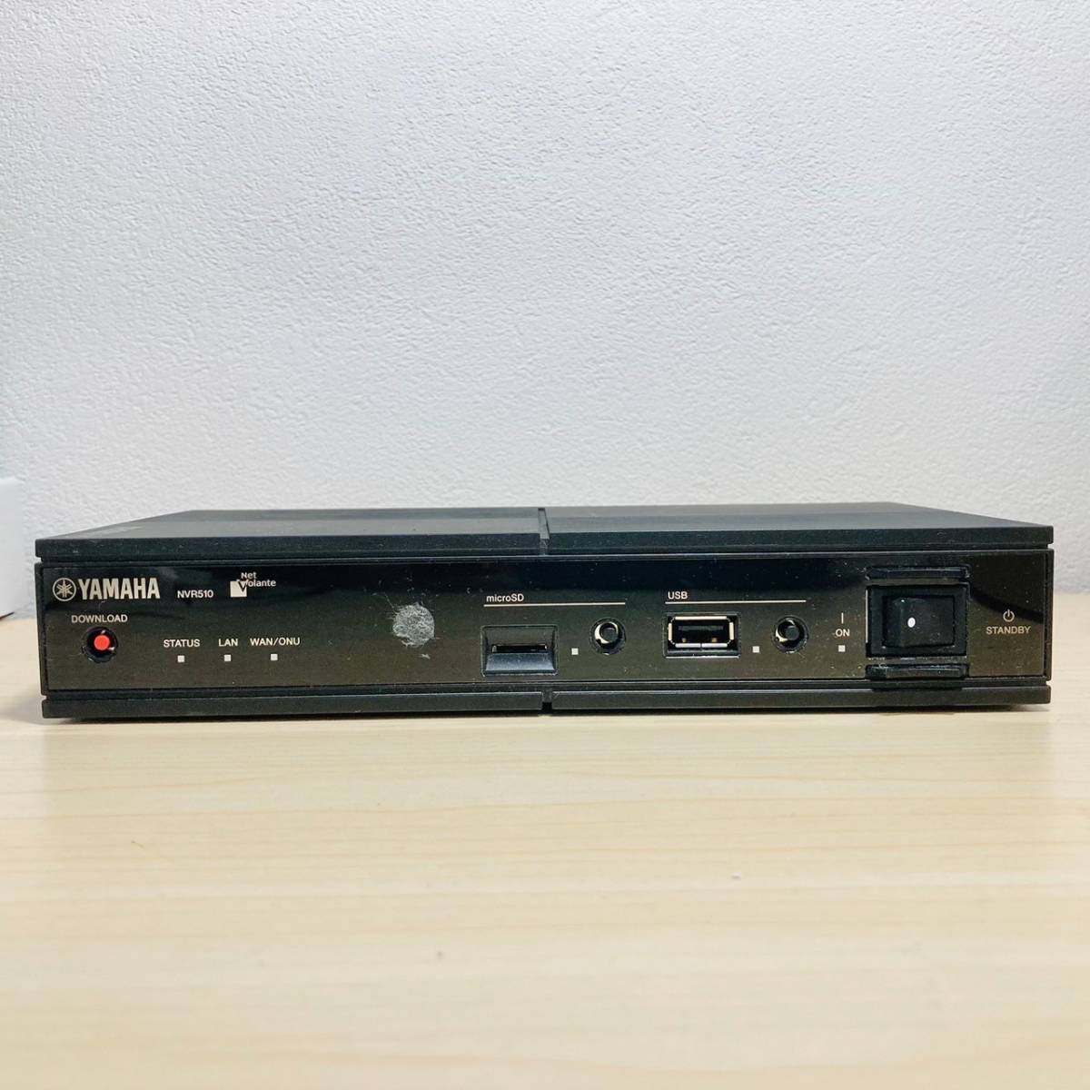 ♪98【通電OK】YAMAHA NVR510 ギガアクセス VoIP ルーター 小型ONU対応 新Web GUI YNOエージェント ネットワーク 通信 ヤマハ _画像3