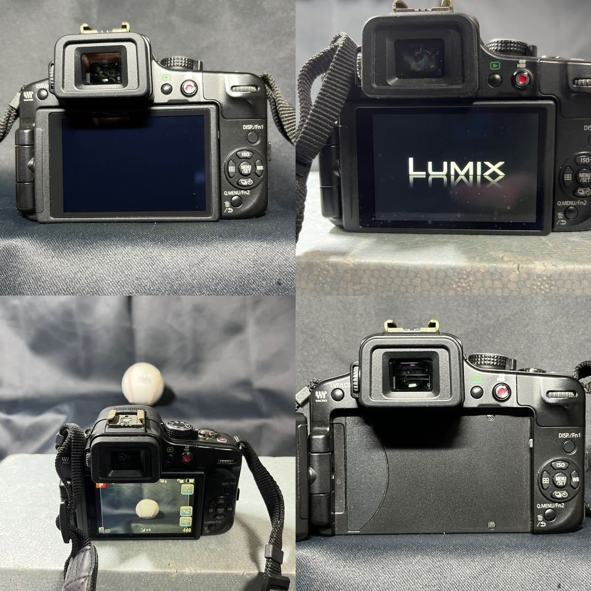 Panasonic LUMIX DMC-G3 デジタルカメラ レンズキット 14-42 45-200 ダブルズームレンズキット 取説付き 動作確認済み_画像4