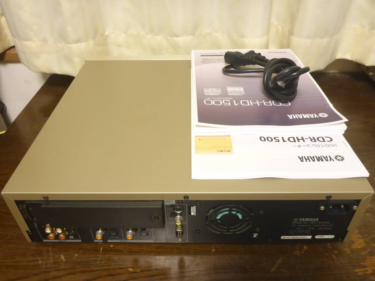 YAMAHA CDR-HD1500 HD recorder Yamaha 
