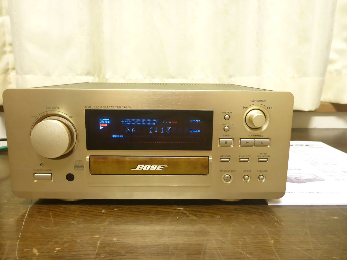 BOSE CDR-1410 CD刻錄機Bose 原文:BOSE CDR-1410 CDレコーダー ボーズ