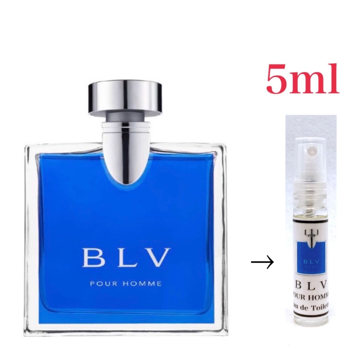 BVLGARI ブルガリ ブルー プールオム EDT 5ml 天香香水