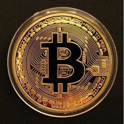 【新品即決】ビットコイン レプリカ Bitcoin replica 仮想通貨 金運グッズ (ビットコイン（金）10枚セット)_画像2