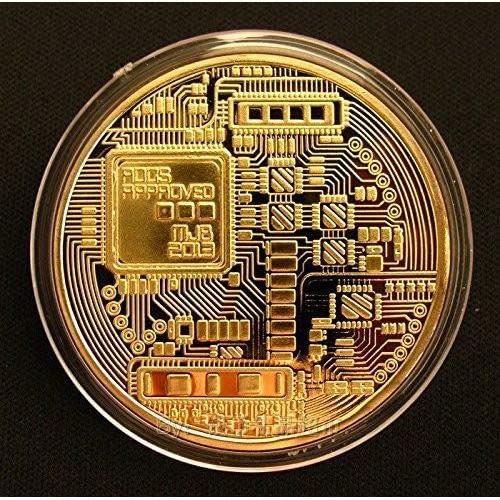 【新品即決】ビットコイン レプリカ Bitcoin replica 仮想通貨 金運グッズ (ビットコイン（金）10枚セット)_画像3