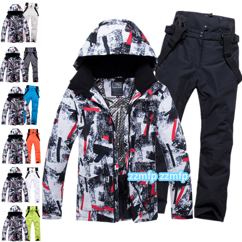 スノーボードウェア メンズ レディース スキーウェア 上下セット スノーウェア ジャケット パンツ 男女兼用 撥水防風 防寒 S~4XL/23SH63