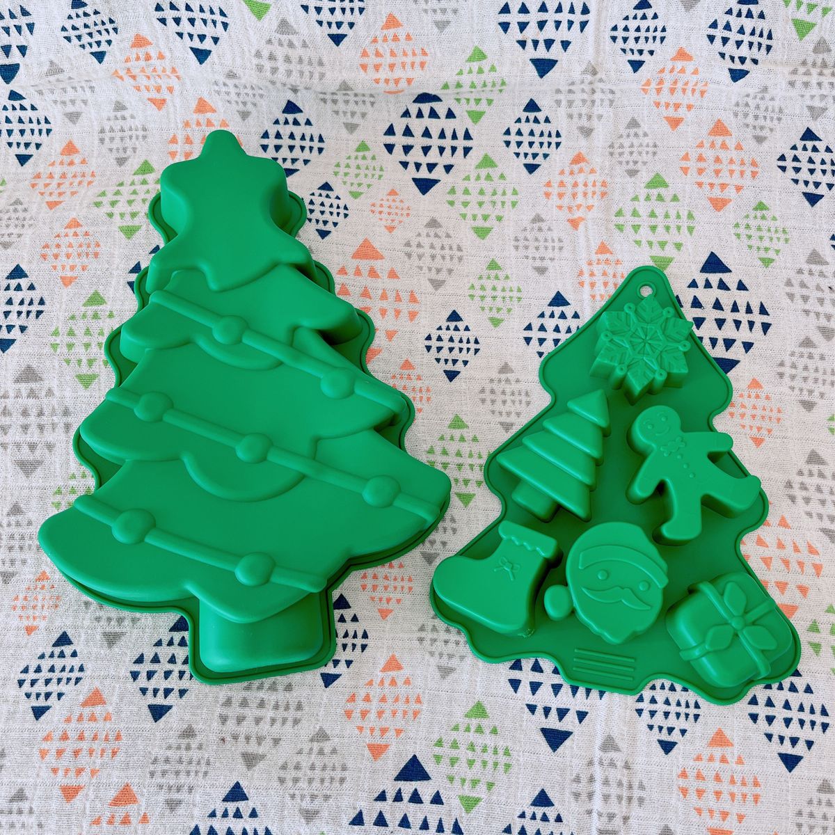 キャンドル シリコンモールド 3D クリスマス チョコレート UVレジン型