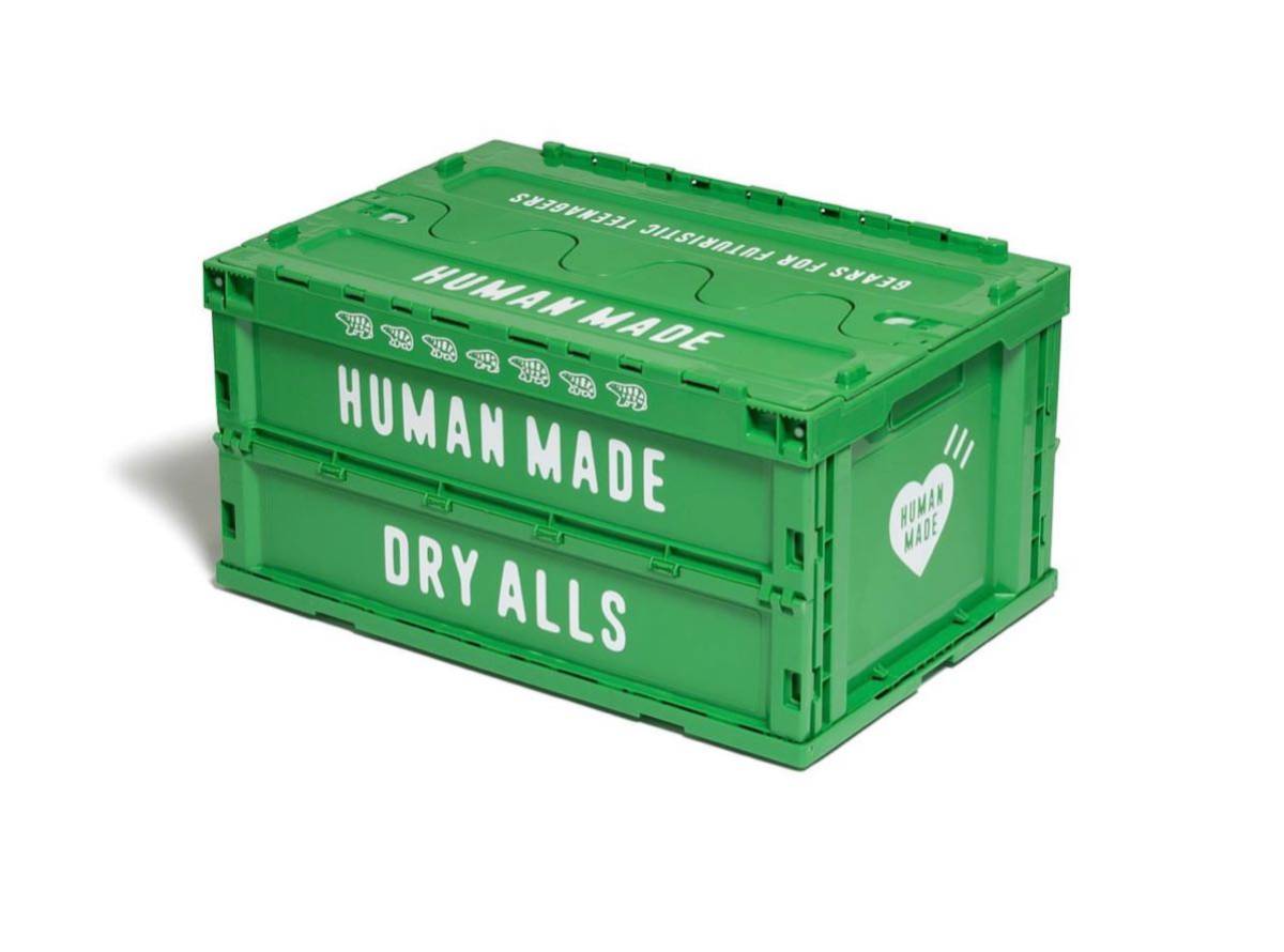 【新品】HUMAN MADE Container 74L Green ヒューマンメイド コンテナ 74L グリーン 収納ボックス 緑
