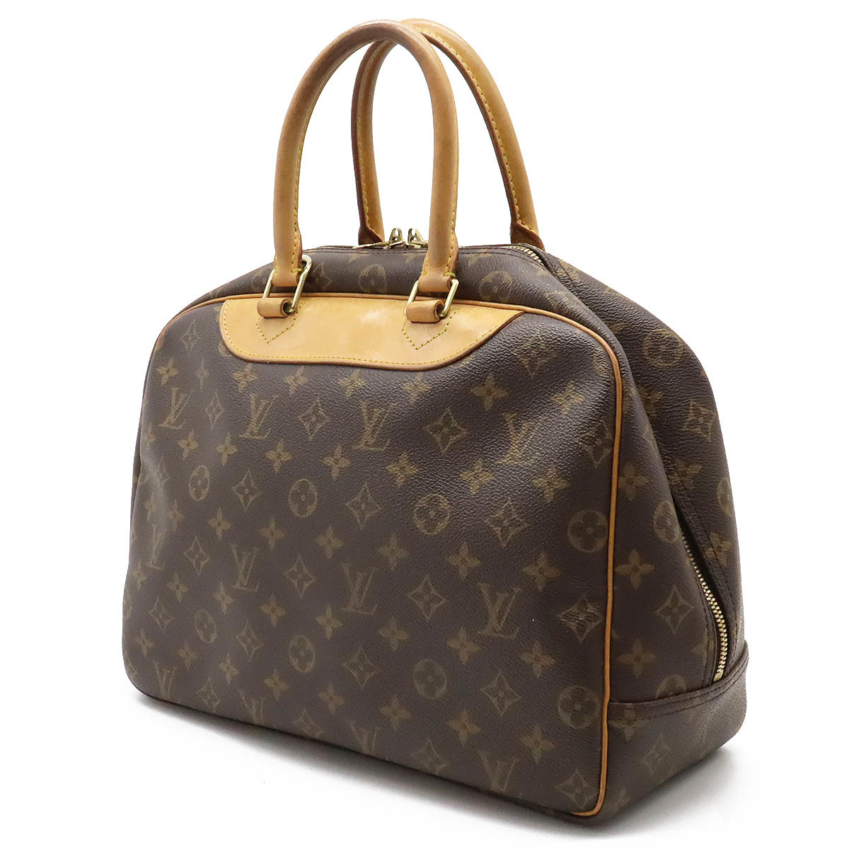 LOUIS VUITTON ルイ ヴィトン モノグラム ボーリング ヴァニティ ドーヴィル ハンドバッグ ミニボストンバッグ_画像2