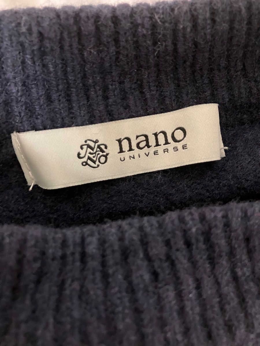 nanoUNIVERSE ナノ・ユニバース　ニットセーター
