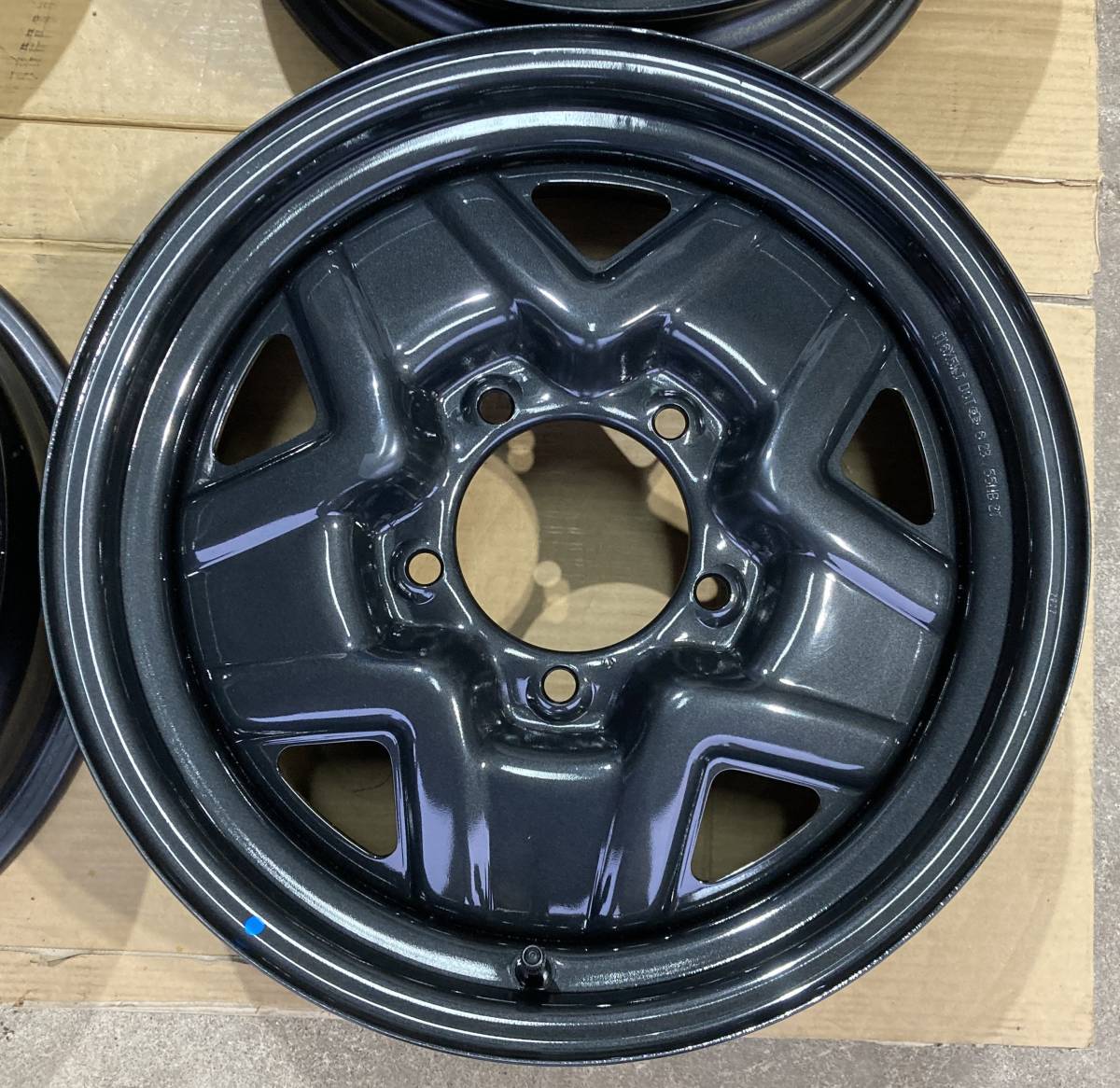 新車外し JB64 ジムニー XL XG 純正スチールホイール 4本 令和5年8月~9