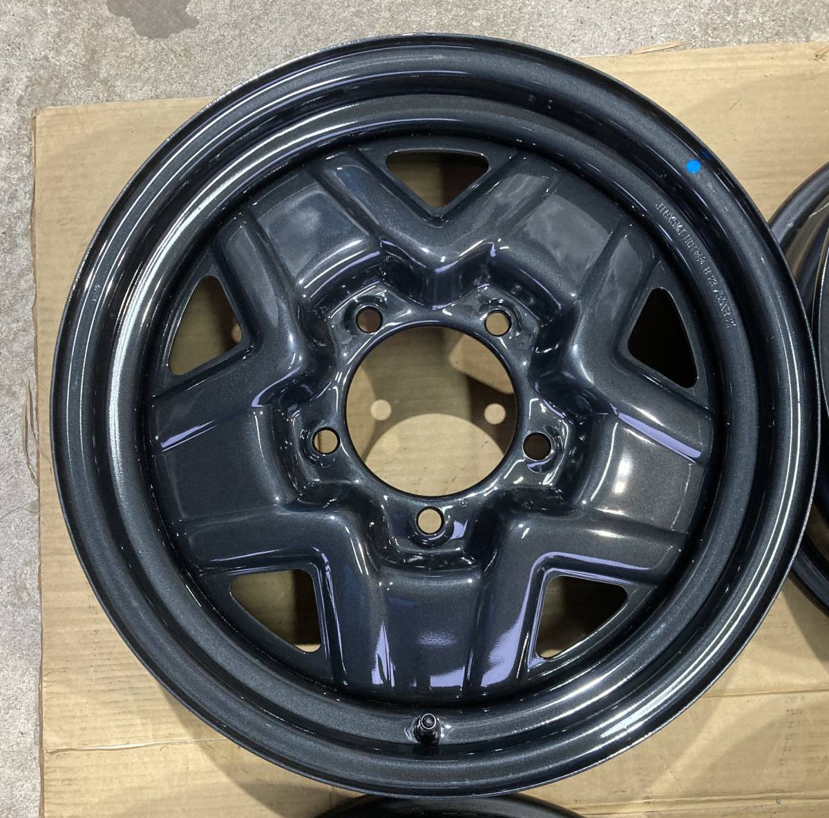 新車外し JB64 ジムニー XL XG 純正スチールホイール 4本 令和5年8月~9