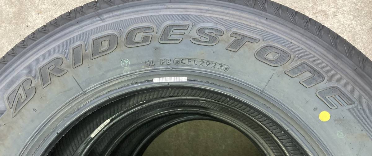 新車外し ブリヂストン デューラーH/Ｌ 175/80R16 4本 23年製 令和5年8～10月納車 公道未走行 ジムニー JB64 JB23 JA11 JA12 JA22 11-26_ブリヂストンデューラーＨ/Ｌ852