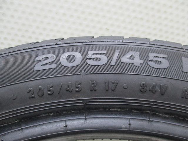 送料無料!! 205-45R17 9分山 コンチネンタル 2020年製 中古タイヤ1本(GM-7165）_画像6