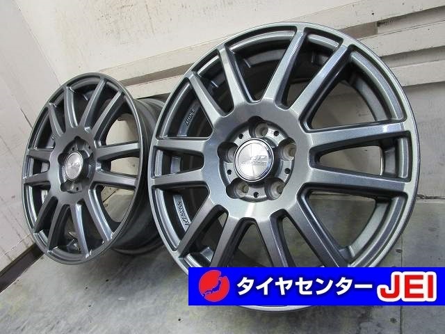 15インチ 共豊 デボーション 6J+45 100 プリウス/カローラ 中古アルミホイール【4本セット】送料無料(A15-4593）_画像4