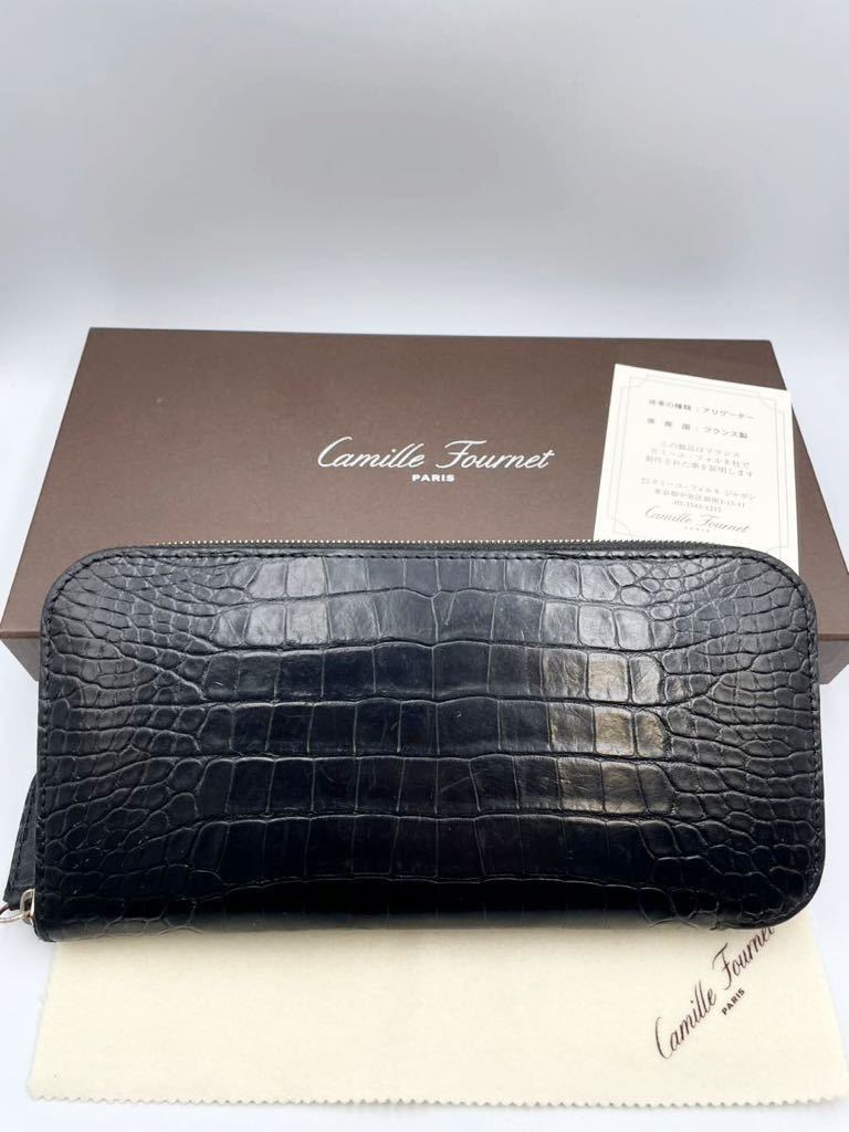 美品 カミーユフォルネ ロングジップウォレット 長財布 美品 カミーユフォルネ ロングジップウォレット 長財布