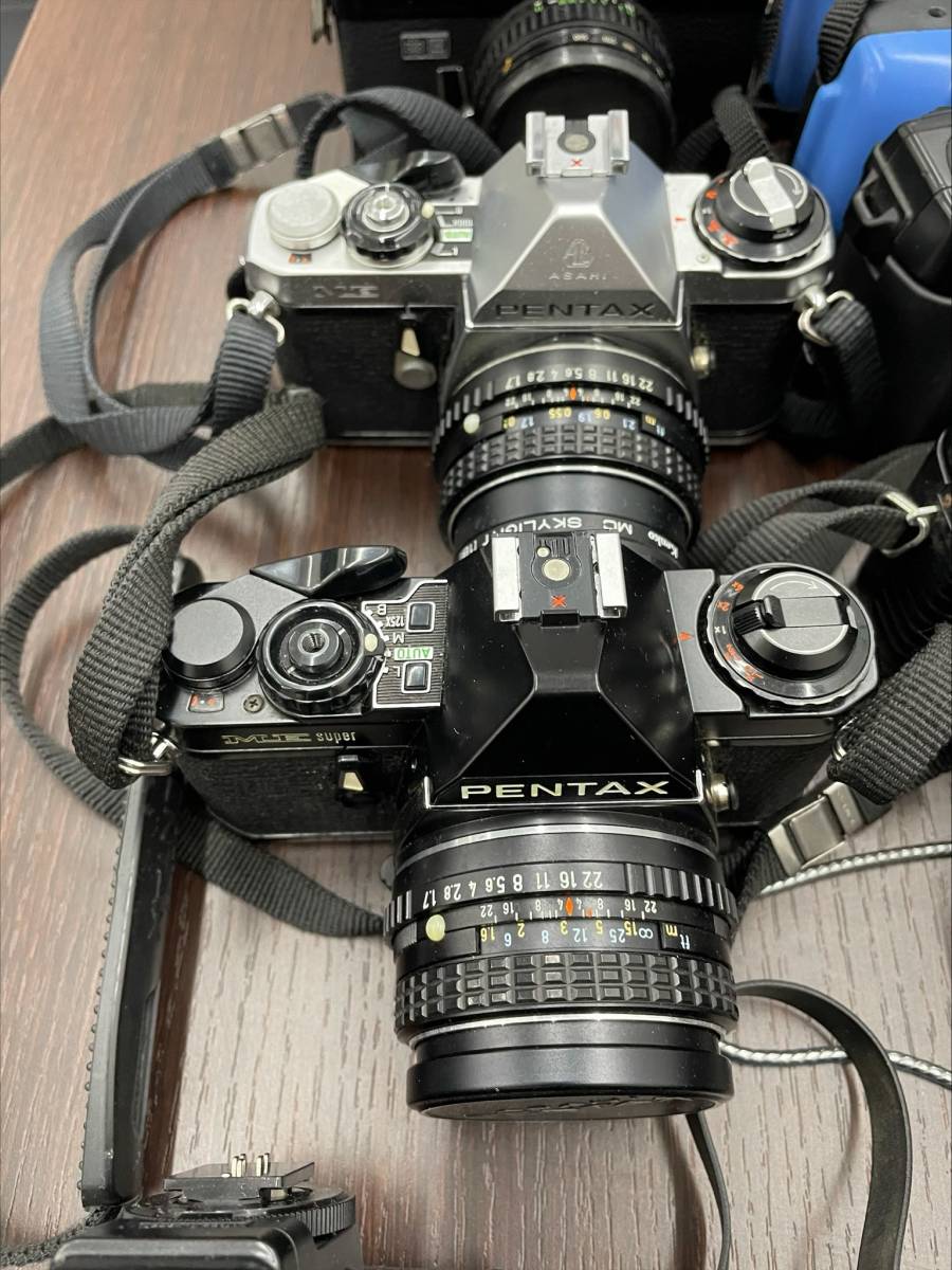 #2303-A　フィルムカメラ　デジカメ　まとめ売り　カメラ20台＋フラッシュ　ストロボなど付属品　PENTAX Canon MINOLTA Nikon OLYMPUS_画像3