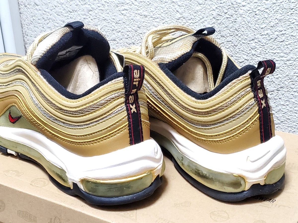 訳あり Nike Air Max 97 Metallic Gold ナイキ エアマックス97