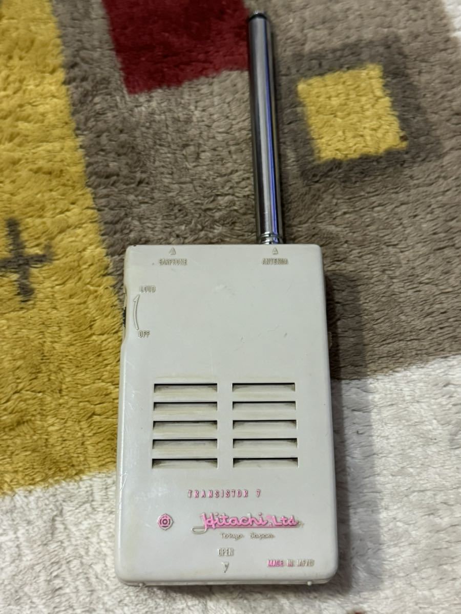 HITACHI 日立 WH761 トランジスタラジオ 1961年製 ラックスマン HITACHI 日立 WH761 トランジスタラジオ 1961年製 ラックスマン