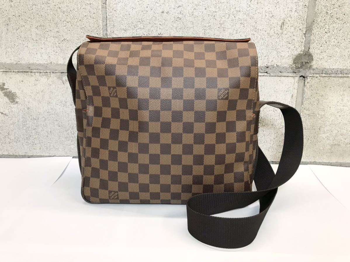 最安 (D) LOUIS VUITTON ルイヴィトン ダミエ ナヴィグリオ ショルダー