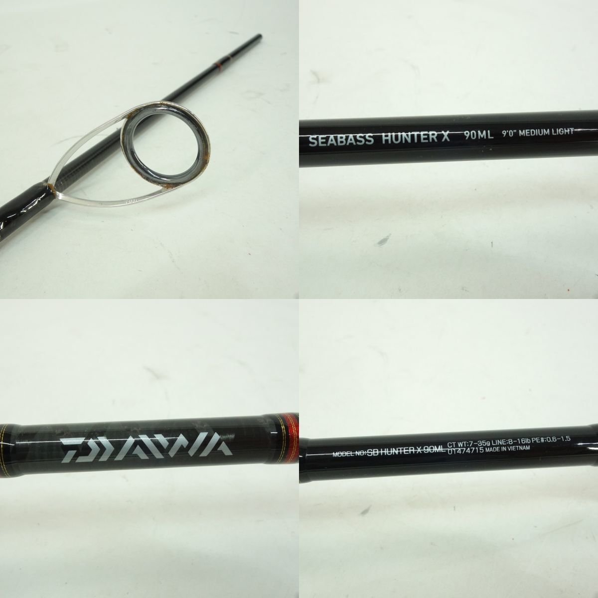 121 DAIWA ダイワ シーバスハンター X 90ML 9フィート0インチ 01474715　※中古_画像7