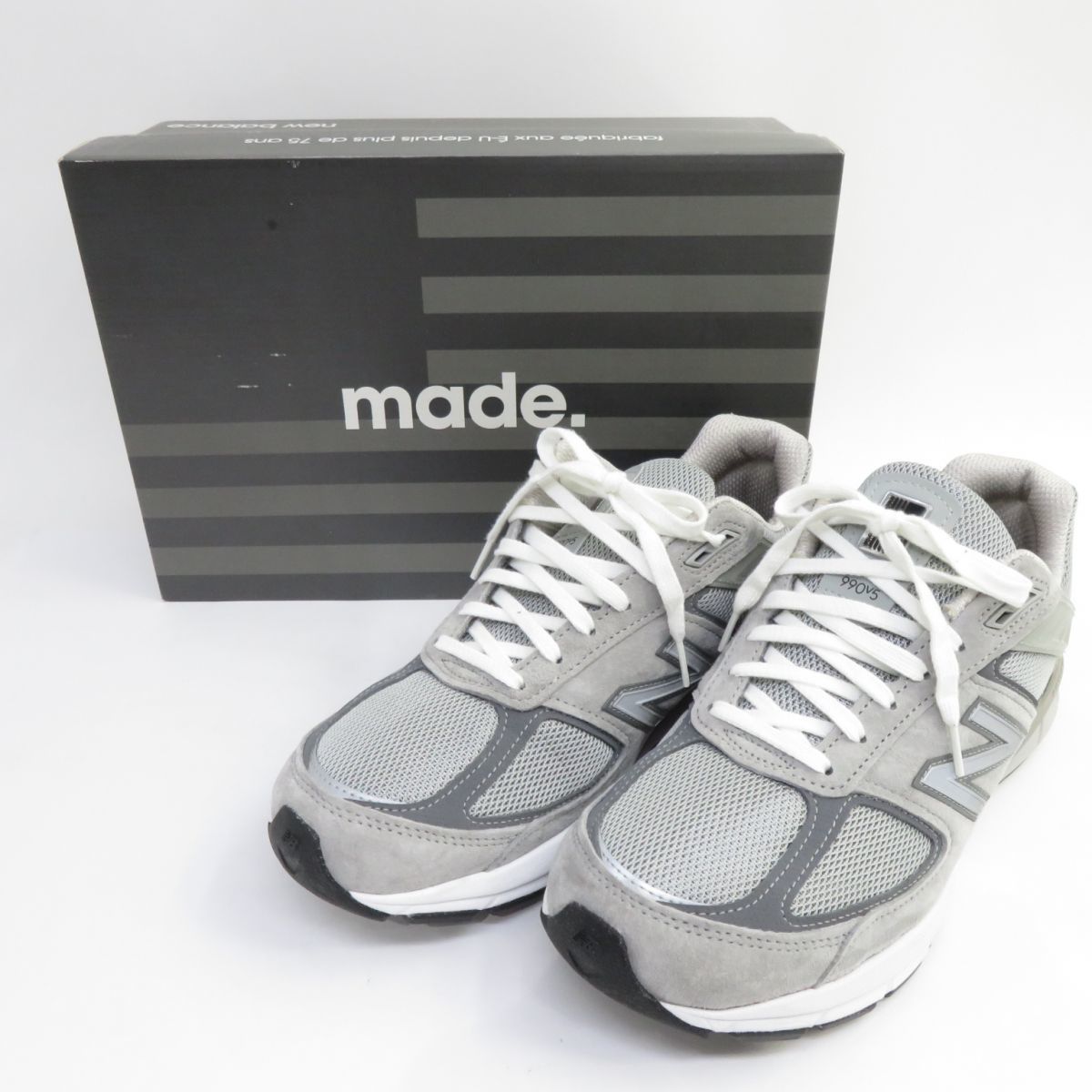 154s New Balance ニューバランス M990GL5 スニーカー US9.5 27.5cm 箱有 ※中古美品_画像1