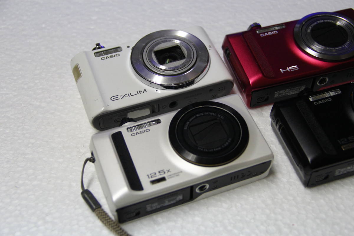CASIO コンパクトデジタルカメラ まとめて4個セット EX-ZR500/EX-ZR300EX-ZR200/EX-ZS190 送料無料_画像9