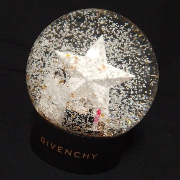  superior article *GIVENCHY PARFUMS snow dome Star shopa- cosme star Givenchy ji van si. puff .-m*