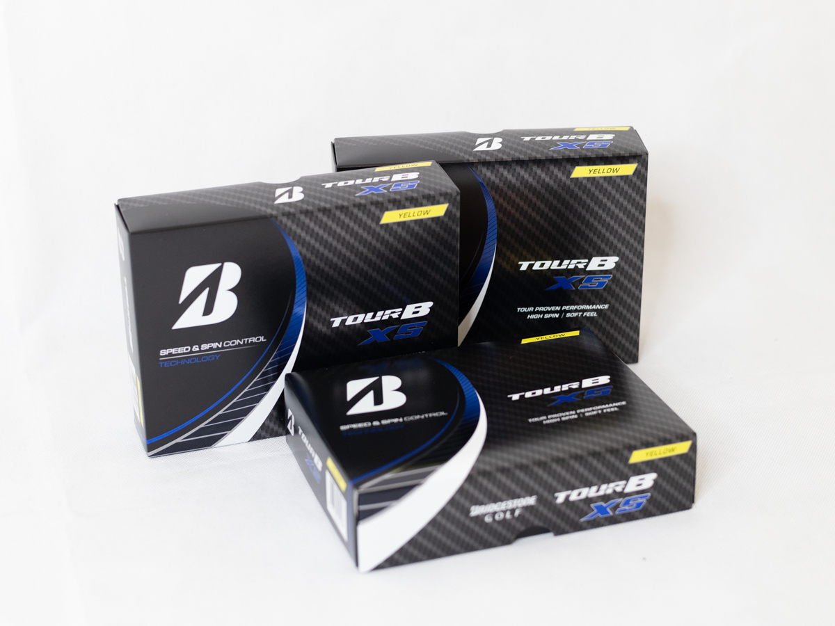 【新品未開封】BRIDGESTONE ブリヂストン ゴルフボール TOUR B XS イエロー 【3ダース（36球）】日本正規品_画像1