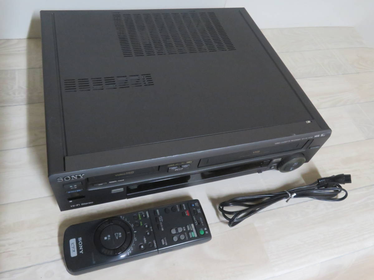 SONY ソニー WV-H3 Hi8/VHS ビデオデッキ リモコン/電源コード付き _画像7