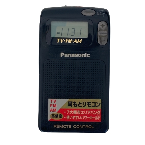 【Panasonic/パナソニック】TV/FM/AM 3バンド レシーバー RF-H820 通電〇 ポケットラジオ/オーディオ★7717_画像1