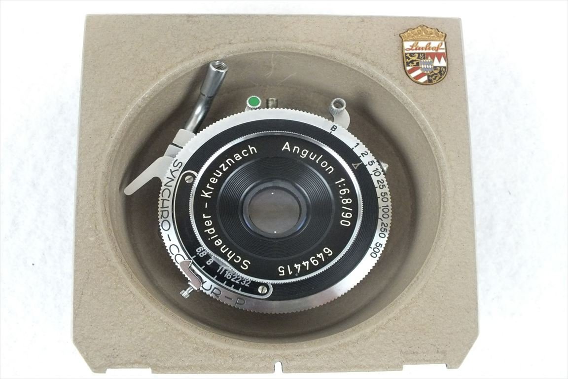 ☆ Schneider-Kreuznach Angulon 6.8/90 レンズ 中古 現状品 231107R6218_画像1