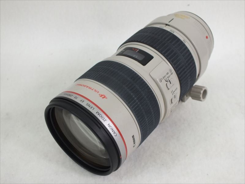 ♪ Canon キャノン EF 70-200mm 2.8L IS USM レンズ 取扱説明書有り 元箱付き ソフトケース付き 中古 現状品 231111H2367_画像2