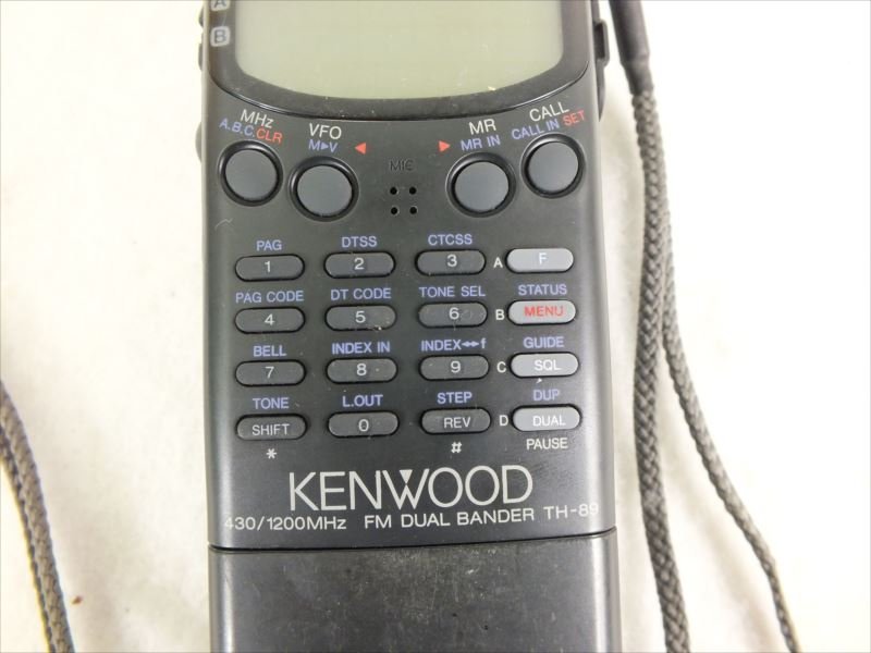 ♪ KENWOOD ケンウッド TH-89 トランシーバー 中古 現状品 231111H2057_画像4