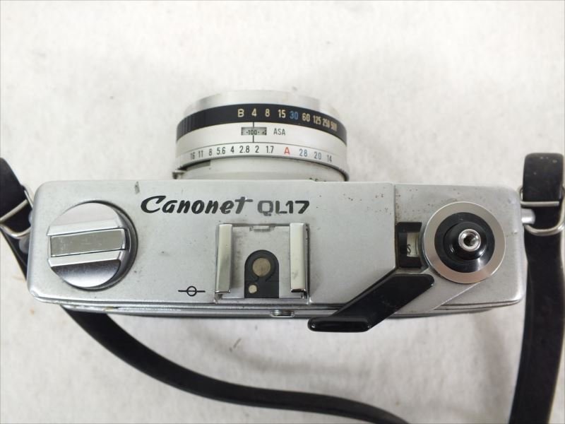 ♪ Canon キャノン QL-17 G-IIIQL レンジファインダー ハードケース付き 中古 現状品 231111E3069_画像5