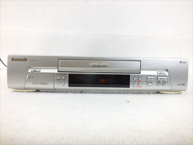 ♪ Panasonic パナソニック NV-HV3G VHSプレーヤー 中古 現状品 231111H2100_画像3