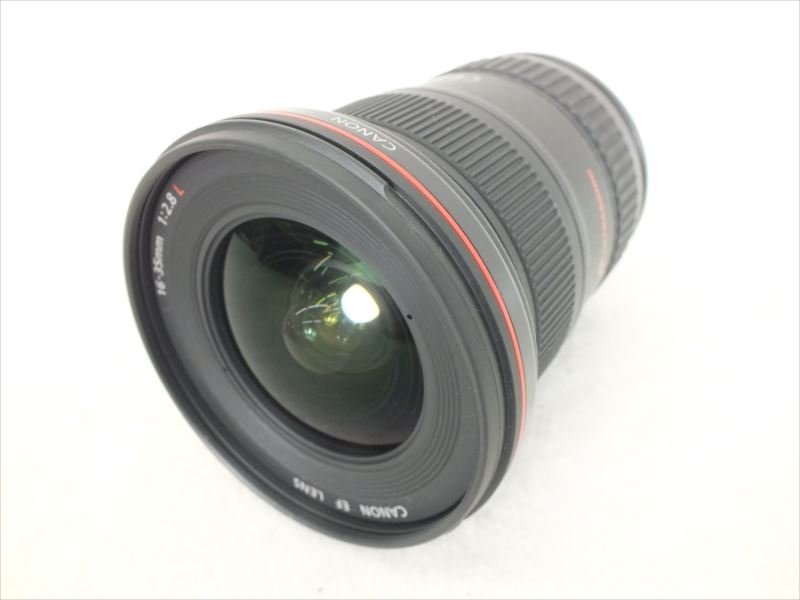 ♪ Canon キャノン レンズ EF 16-35mm 2.8LII 取扱説明書有り 元箱付き ソフトケース付き 中古 現状品 231111Y7054_画像2