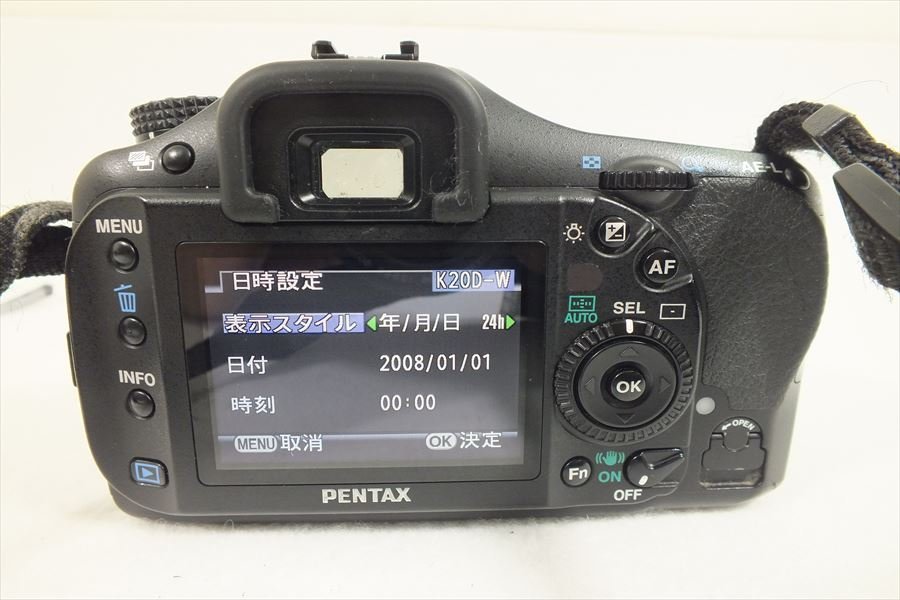 □ PENTAX ペンタックス K20D-W デジタル一眼レフ 取扱説明書有り 中古 現状品 231006H2011A_画像6