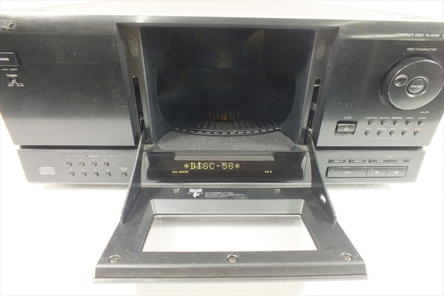 □ SONY ソニー CDP-CX100F CDプレーヤー リモコン有り 音出し確認済 中古 現状品 231106G6294_画像7