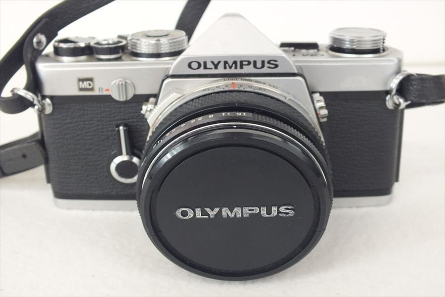 ■ OLYMPUS オリンパス OM-1 フィルム一眼レフ 1:1.8 f=50mm 中古 現状品 231002M4456_画像1