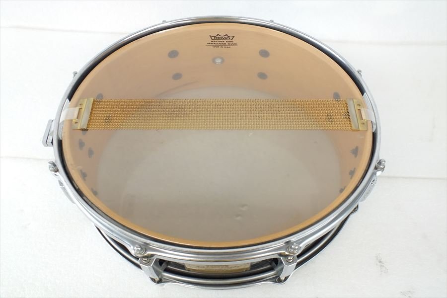 ■ Pearl パール Custom Classic ONE-PIECE MAPLE SHELL スネア 中古 現状品 231102k6165_画像8